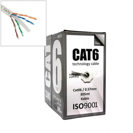 İnfinity 305mt Cca Gri Cat6 Kablo infinity-305mt-cca-gri-cat6-kablo